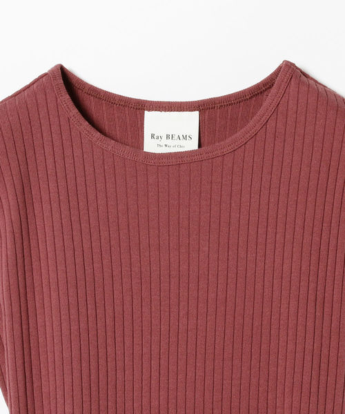 Ray BEAMS（レイビームス）の「Ray BEAMS / リブ バック オープン ワンピース（ワンピース・レディース・ブラック/サックスブルー/ワイン・ONE SIZE）」の16枚目の写真