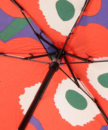 marimekko 折りたたみ傘 オレンジ パターン Marimekko｜Mini Manual Unikko 折りたたみ傘 | Rakuten Fashion