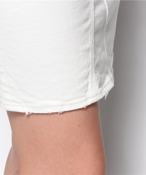 goa（ゴア）の「１０OZ ホワイトデニムストレッチひざ丈SK（デニムスカート・レディース・ホワイト・2/1）」の7枚目の写真