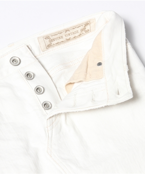 goa（ゴア）の「１０OZ ホワイトデニムストレッチひざ丈SK（デニムスカート・レディース・ホワイト・2/1）」の8枚目の写真