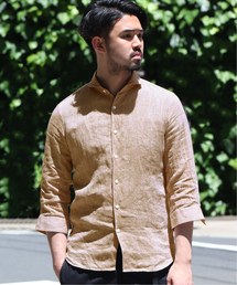 EDIFICE | Herdmans Linen 7s カッタウェイシャツ(シャツ/ブラウス)