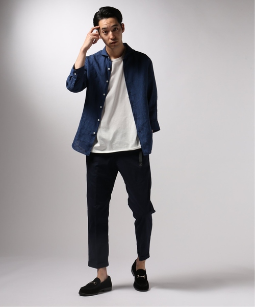 EDIFICE（エディフィス）の「Herdmans Linen 7s カッタウェイシャツ（シャツ/ブラウス・メンズ・ブラウン系その他/ブルー系その他/ホワイト/サックスブルー/ピンク・LARGE/MEDIUM/SMALL/X-LARGE）」の7枚目の写真