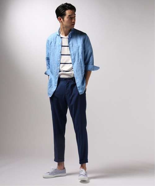 EDIFICE（エディフィス）の「Herdmans Linen 7s カッタウェイシャツ（シャツ/ブラウス・メンズ・ブラウン系その他/ブルー系その他/ホワイト/サックスブルー/ピンク・LARGE/MEDIUM/SMALL/X-LARGE）」の8枚目の写真