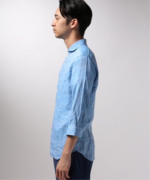 EDIFICE（エディフィス）の「Herdmans Linen 7s カッタウェイシャツ（シャツ/ブラウス・メンズ・ブラウン系その他/ブルー系その他/ホワイト/サックスブルー/ピンク・LARGE/MEDIUM/SMALL/X-LARGE）」の11枚目の写真