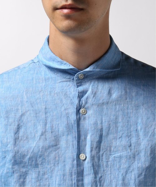 EDIFICE（エディフィス）の「Herdmans Linen 7s カッタウェイシャツ（シャツ/ブラウス・メンズ・ブラウン系その他/ブルー系その他/ホワイト/サックスブルー/ピンク・LARGE/MEDIUM/SMALL/X-LARGE）」の13枚目の写真