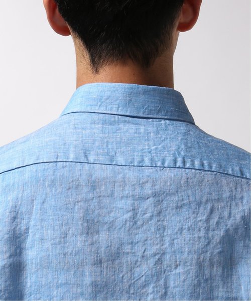 EDIFICE（エディフィス）の「Herdmans Linen 7s カッタウェイシャツ（シャツ/ブラウス・メンズ・ブラウン系その他/ブルー系その他/ホワイト/サックスブルー/ピンク・LARGE/MEDIUM/SMALL/X-LARGE）」の14枚目の写真