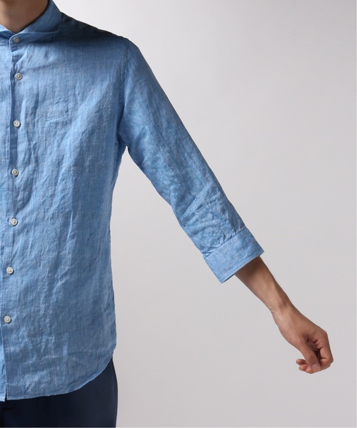 EDIFICE（エディフィス）の「Herdmans Linen 7s カッタウェイシャツ（シャツ/ブラウス・メンズ・ブラウン系その他/ブルー系その他/ホワイト/サックスブルー/ピンク・LARGE/MEDIUM/SMALL/X-LARGE）」の15枚目の写真