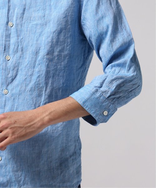 EDIFICE（エディフィス）の「Herdmans Linen 7s カッタウェイシャツ（シャツ/ブラウス・メンズ・ブラウン系その他/ブルー系その他/ホワイト/サックスブルー/ピンク・LARGE/MEDIUM/SMALL/X-LARGE）」の16枚目の写真