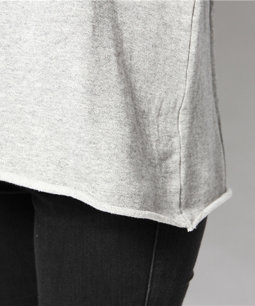 NANO universe（ナノユニバース）の「Champion/S/S CREWNECK SWEATSHIRT（Tシャツ/カットソー・レディース・オートミール/ネイビー/グレー・MEDIUM）」の6枚目の写真