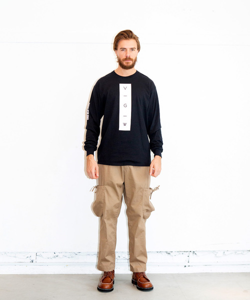VIRGOwearworks(ヴァルゴウェアワークス)の「VERTICAL VGW LST(Tシャツ/カットソー・メンズ・ホワイト/オレンジ/ブラック・3/4/2/1)」の10枚目の写真