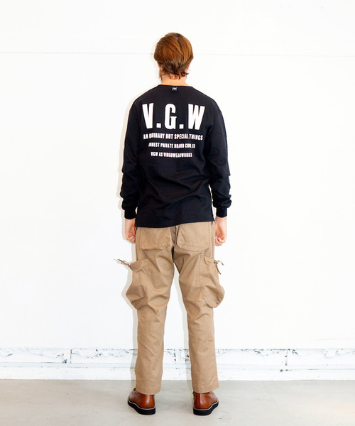 VIRGOwearworks(ヴァルゴウェアワークス)の「VERTICAL VGW LST(Tシャツ/カットソー・メンズ・ホワイト/オレンジ/ブラック・3/4/2/1)」の11枚目の写真