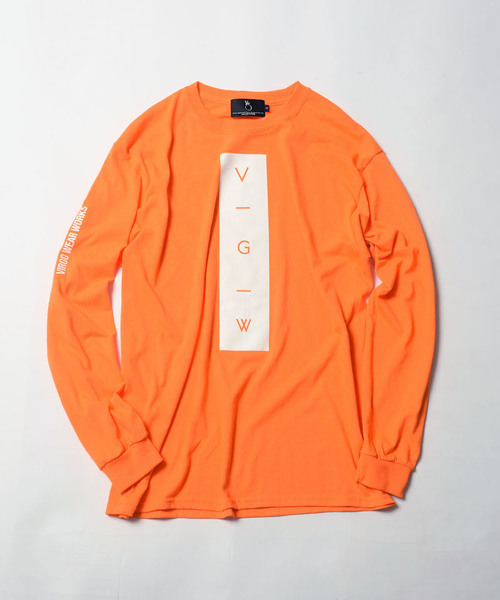 VIRGOwearworks(ヴァルゴウェアワークス)の「VERTICAL VGW LST(Tシャツ/カットソー・メンズ・ホワイト/オレンジ/ブラック・3/4/2/1)」の18枚目の写真