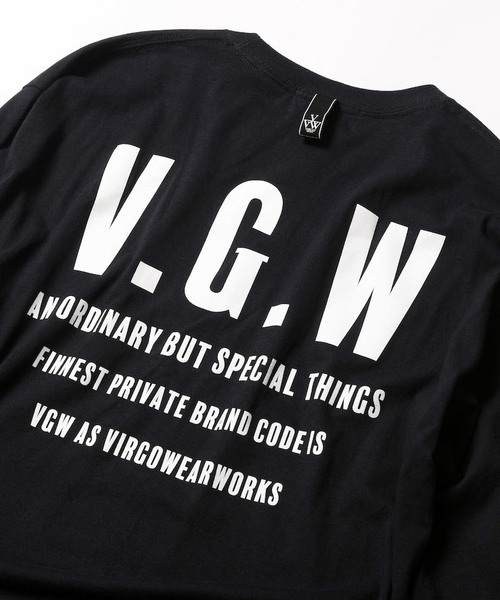 VIRGOwearworks(ヴァルゴウェアワークス)の「VERTICAL VGW LST(Tシャツ/カットソー・メンズ・ホワイト/オレンジ/ブラック・3/4/2/1)」の22枚目の写真