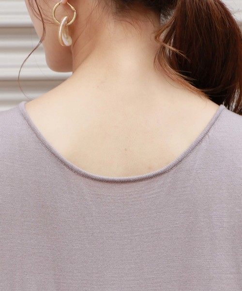HER CLOSET(ハークローゼット)の「【HERCLOSET】前後2wayジレニットエプロンワンピース(ワンピース・レディース・ブラック/ベージュ/ブラウン/オフホワイト/グレイッシュベージュ・M)」の9枚目の写真
