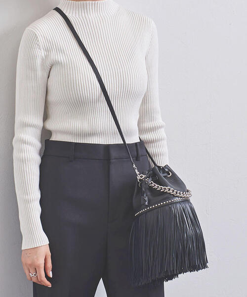 J&M Davidson（ジェイアンドエムデヴィッドソン）の「＜J&M DAVIDSON＞CARNIVAL MINI ブラック バッグ ■■■（ショルダーバッグ・レディース・ブラック/ネイビー/ベージュ・FREE）」の21枚目の写真