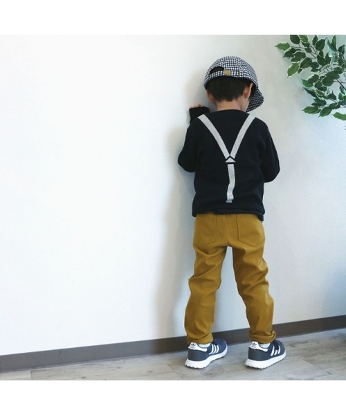 L.COPECK（エルコペック）の「[110-140]すーぱーのびのびパンツ（デニムパンツ・キッズ・ブラック/ベージュ/ネイビー/レッド/ピンク/グリーン/マスタード・110cm/120cm/130cm/140cm）」の20枚目の写真