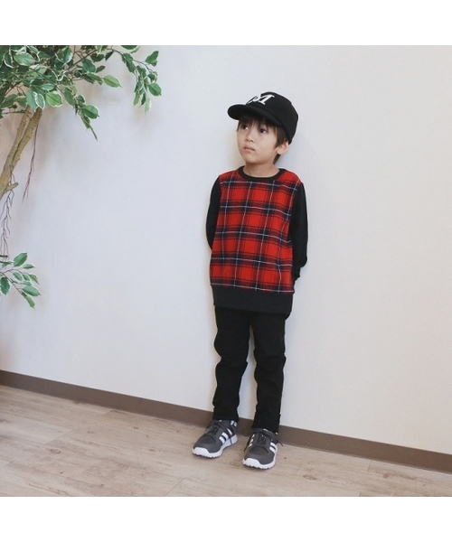 L.COPECK（エルコペック）の「[110-140]すーぱーのびのびパンツ（デニムパンツ・キッズ・ブラック/ベージュ/ネイビー/レッド/ピンク/グリーン/マスタード・110cm/120cm/130cm/140cm）」の10枚目の写真