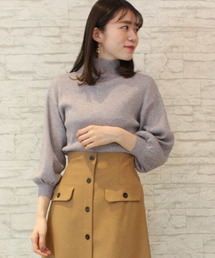 TRUDEA | ボトルネック　リブニットプルオーバー(ニット/セーター)