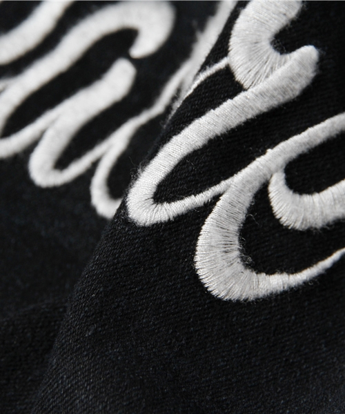 WEGO(ウィゴー)の「WEGO/デニムバック刺繍Gジャン(デニムジャケット・レディース・ブラック/ダークインディゴブルー・FREE)」の6枚目の写真