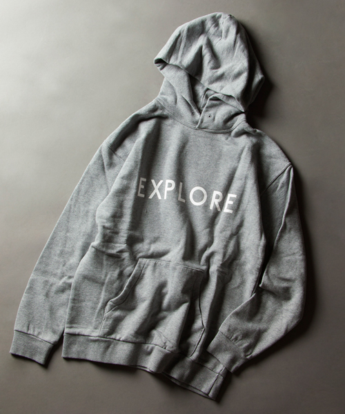 BEAUTY&YOUTH UNITED ARROWS(ビューティーアンドユースユナイテッドアローズ)の「BY ∴ クリア スウェット パーカー ドロップ ◆(パーカー・メンズ・ブラック/グレー/ワイン・X-LARGE/LARGE/MEDIUM/SMALL)」の2枚目の写真