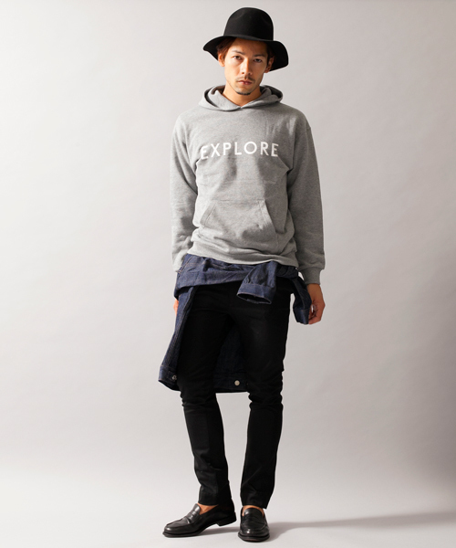 BEAUTY&YOUTH UNITED ARROWS(ビューティーアンドユースユナイテッドアローズ)の「BY ∴ クリア スウェット パーカー ドロップ ◆(パーカー・メンズ・ブラック/グレー/ワイン・X-LARGE/LARGE/MEDIUM/SMALL)」の13枚目の写真