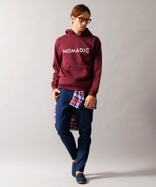 BEAUTY&YOUTH UNITED ARROWS(ビューティーアンドユースユナイテッドアローズ)の「BY ∴ クリア スウェット パーカー ドロップ ◆(パーカー・メンズ・ブラック/グレー/ワイン・X-LARGE/LARGE/MEDIUM/SMALL)」の4枚目の写真