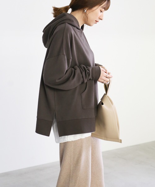 select MOCA(セレクトモカ)の「ワイドニットロングパンツ(その他パンツ・レディース・アイボリー/サンドベージュ/ライトベージュ・FREE)」の17枚目の写真