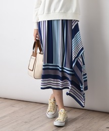 INTERPLANET | マルチストライププリントスカート(スカート)