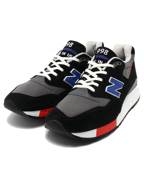 BEAMS(ビームス)の「NEW BALANCE / M998(スニーカー・メンズ・グレー/ブラック・26.5cm/28.5cm/27.5cm/27.0cm/28.0cm/26.0cm/25.5cm)」の1枚目の写真
