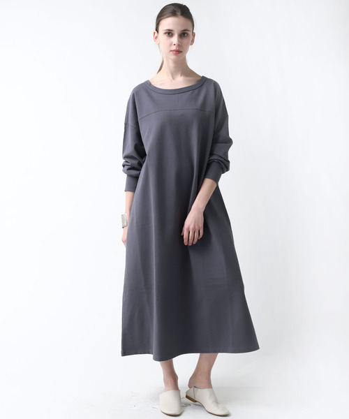 RNA-N(アールエヌエーエヌ)の「M1373 インレイAラインワンピース(ワンピース・レディース・パープル/スミクロ/キナリ・MEDIUM)」の1枚目の写真