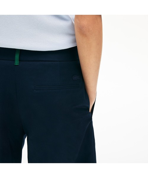 LACOSTE（ラコステ）の「ワイドプレミアムコットンパンツ（その他パンツ・レディース・ベージュ/ネイビー・40/38/36/34）」の6枚目の写真
