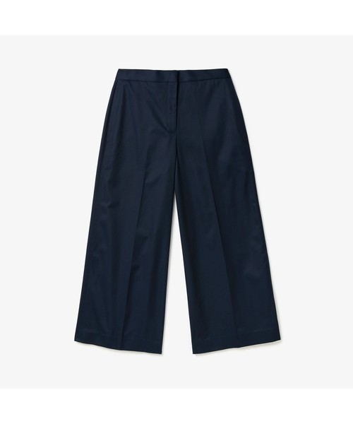 LACOSTE（ラコステ）の「ワイドプレミアムコットンパンツ（その他パンツ・レディース・ベージュ/ネイビー・40/38/36/34）」の7枚目の写真