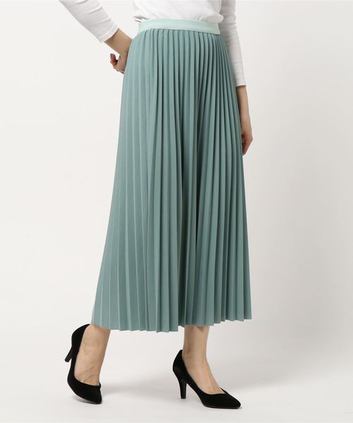 rps（アールピーエス）の「カットアムンゼンプリーツロングスカート（スカート・レディース・グリーン/チャコールグレー/グレイッシュベージュ/ブラック・M）」の15枚目の写真