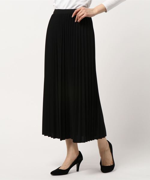 rps（アールピーエス）の「カットアムンゼンプリーツロングスカート（スカート・レディース・グリーン/チャコールグレー/グレイッシュベージュ/ブラック・M）」の17枚目の写真