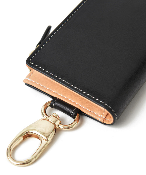 Add+（アッド）の「＜Add+＞本革 クラシックレザー マルチ キーケース 小銭入れ付き（キーケース/キーアクセサリー）」 - WEAR
