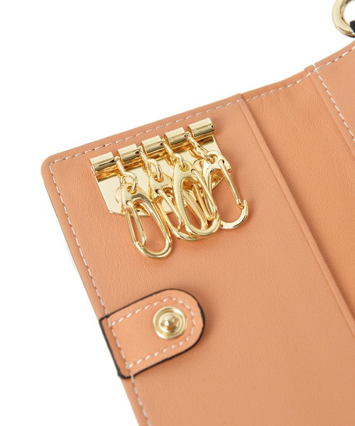 Add+（アッド）の「＜Add+＞本革 クラシックレザー マルチ キーケース 小銭入れ付き（キーケース/キーアクセサリー）」 - WEAR