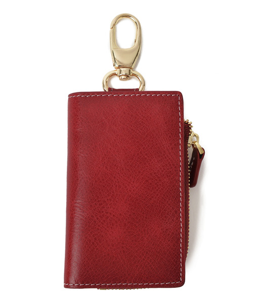 Add+（アッド）の「＜Add+＞本革 クラシックレザー マルチ キーケース 小銭入れ付き（キーケース/キーアクセサリー）」 - WEAR