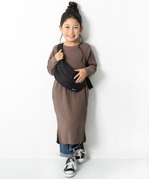 ワッフルロング丈ワンピース