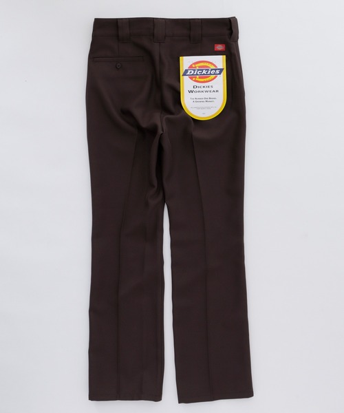 Dickies(ディッキーズ)の「Dickies/ディッキーズ別注 セミワイドシルエットセンタープレスセミフレアパンツ(チノパンツ・メンズ・ブラック/チャコール/ダークブラウン/ベージュ/ホワイト・S/M/L)」の9枚目の写真