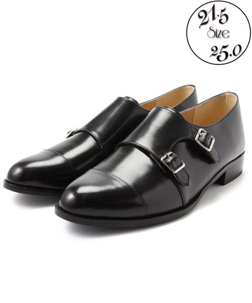 ODETTE E ODILE（オデットエオディール）の「ルクサージュ/L ダブルモンク SLP25【S】【L】（ドレスシューズ・レディース・ブラウン/その他1/ブラック・23.5cm/24cm/24.5cm/21.5㎝/22.5cm/25cm/22cm/23cm）」の2枚目の写真