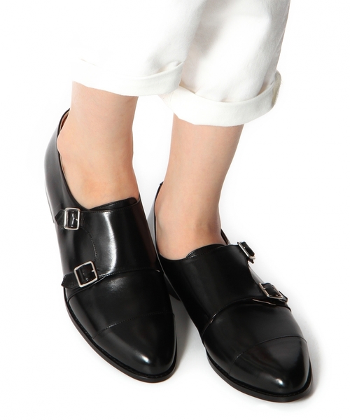 ODETTE E ODILE（オデットエオディール）の「ルクサージュ/L ダブルモンク SLP25【S】【L】（ドレスシューズ・レディース・ブラウン/その他1/ブラック・23.5cm/24cm/24.5cm/21.5㎝/22.5cm/25cm/22cm/23cm）」の16枚目の写真