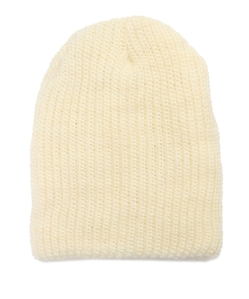 BEAMS BOY（ビームスボーイ）の「◎ARTEX / モヘヤビーニー（ニットキャップ/ビーニー・レディース・ホワイト/ブラック・ONE SIZE）」の11枚目の写真