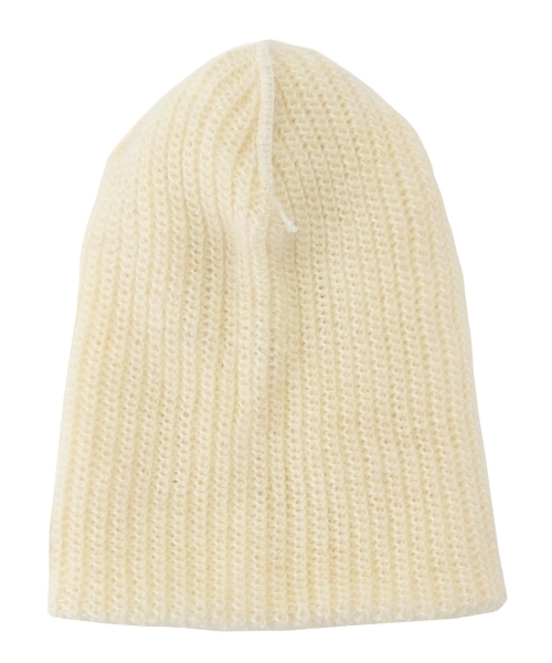 BEAMS BOY（ビームスボーイ）の「◎ARTEX / モヘヤビーニー（ニットキャップ/ビーニー・レディース・ホワイト/ブラック・ONE SIZE）」の14枚目の写真