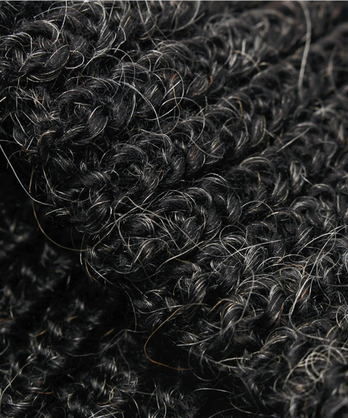 BEAMS BOY（ビームスボーイ）の「◎ARTEX / モヘヤビーニー（ニットキャップ/ビーニー・レディース・ホワイト/ブラック・ONE SIZE）」の6枚目の写真