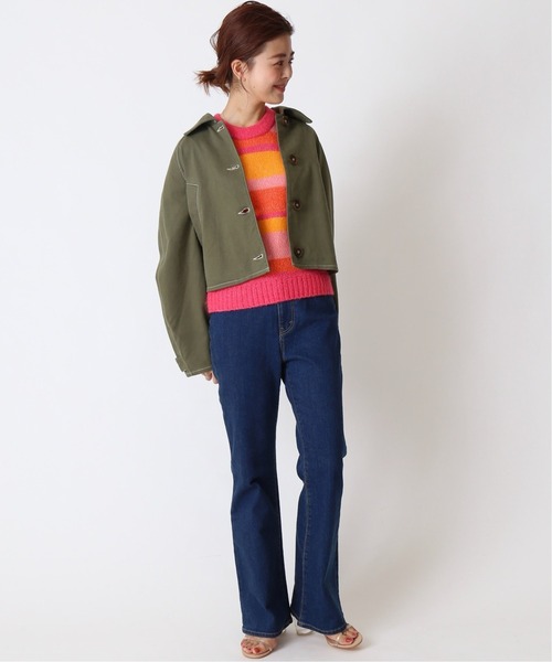 U by SPICK&SPAN(ユーバイスピックアンドスパン)の「ハイウエストフレアデニム◆(デニムパンツ・レディース・ブラック/ブルー系その他・38/36/34)」の20枚目の写真
