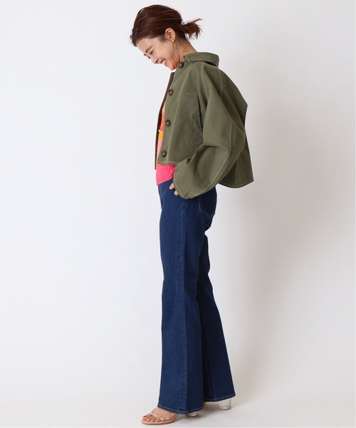 U by SPICK&SPAN(ユーバイスピックアンドスパン)の「ハイウエストフレアデニム◆(デニムパンツ・レディース・ブラック/ブルー系その他・38/36/34)」の16枚目の写真