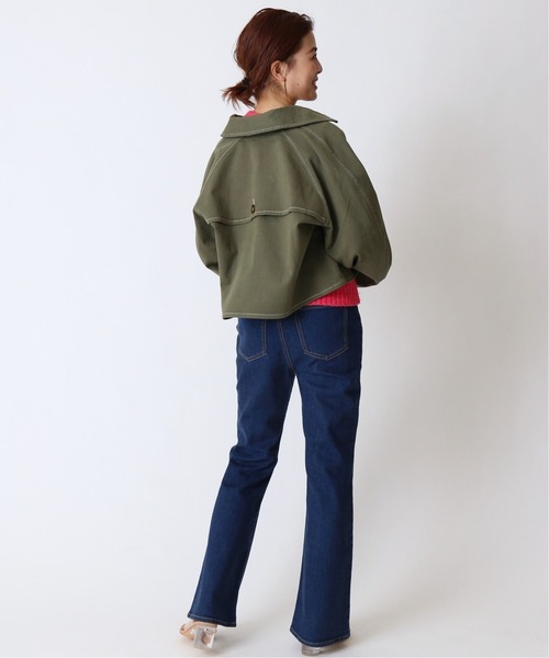 U by SPICK&SPAN(ユーバイスピックアンドスパン)の「ハイウエストフレアデニム◆(デニムパンツ・レディース・ブラック/ブルー系その他・38/36/34)」の4枚目の写真