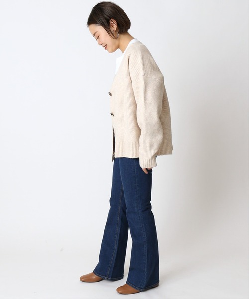 U by SPICK&SPAN(ユーバイスピックアンドスパン)の「ハイウエストフレアデニム◆(デニムパンツ・レディース・ブラック/ブルー系その他・38/36/34)」の9枚目の写真
