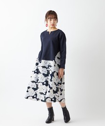 ふりふ（フリフ）の「【乱菊・春牡丹】ドッキングカットワンピース（ワンピース）」