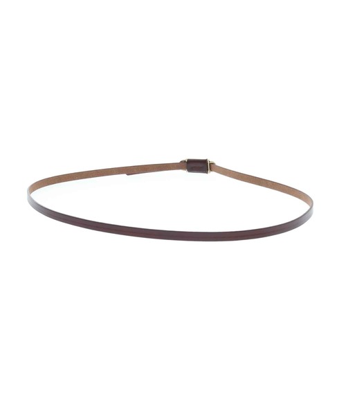 31 Sons de mode（トランテアン　ソン　ドゥ　モード）の「２ホール細ベルト（ベルト・レディース・ブラック/ダークブラウン/レッド・FREE）」の8枚目の写真